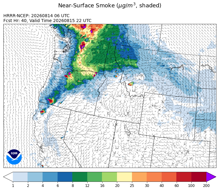 HRRR Smoke Model